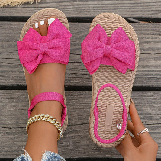 Sandali Estivi Donna con Fiocco – Comodi, Eleganti e Leggeri